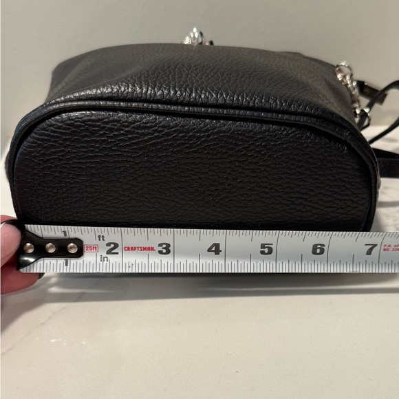 M&R Moda in Pelle Firenze Small Black Everyday Bag - Picture 15 of 16